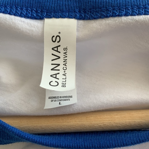 NWOT Dear Evan Hansen Broadway touring raglan baseball style tee size L - Picture 3 of 4